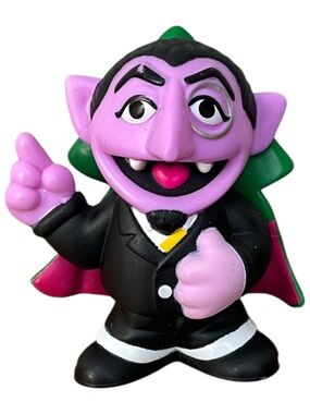 Hasbro 2018 Sesame Street Workshop The Count Chunky Figure 2.75” Cake Topper